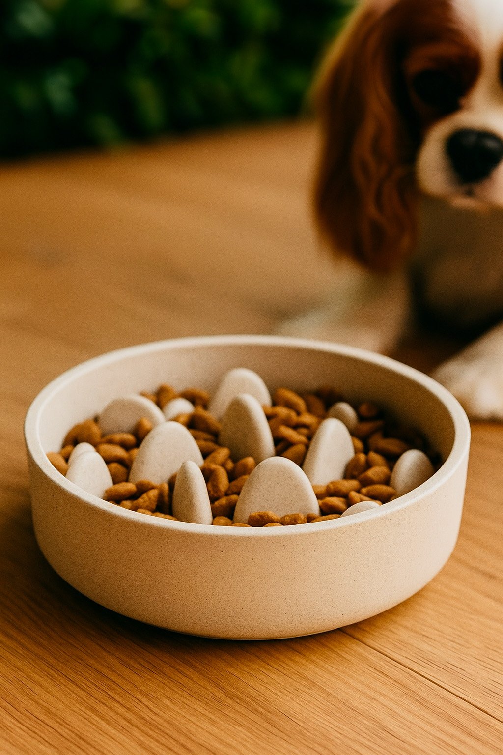 Gamelle anti-glouton pour chien